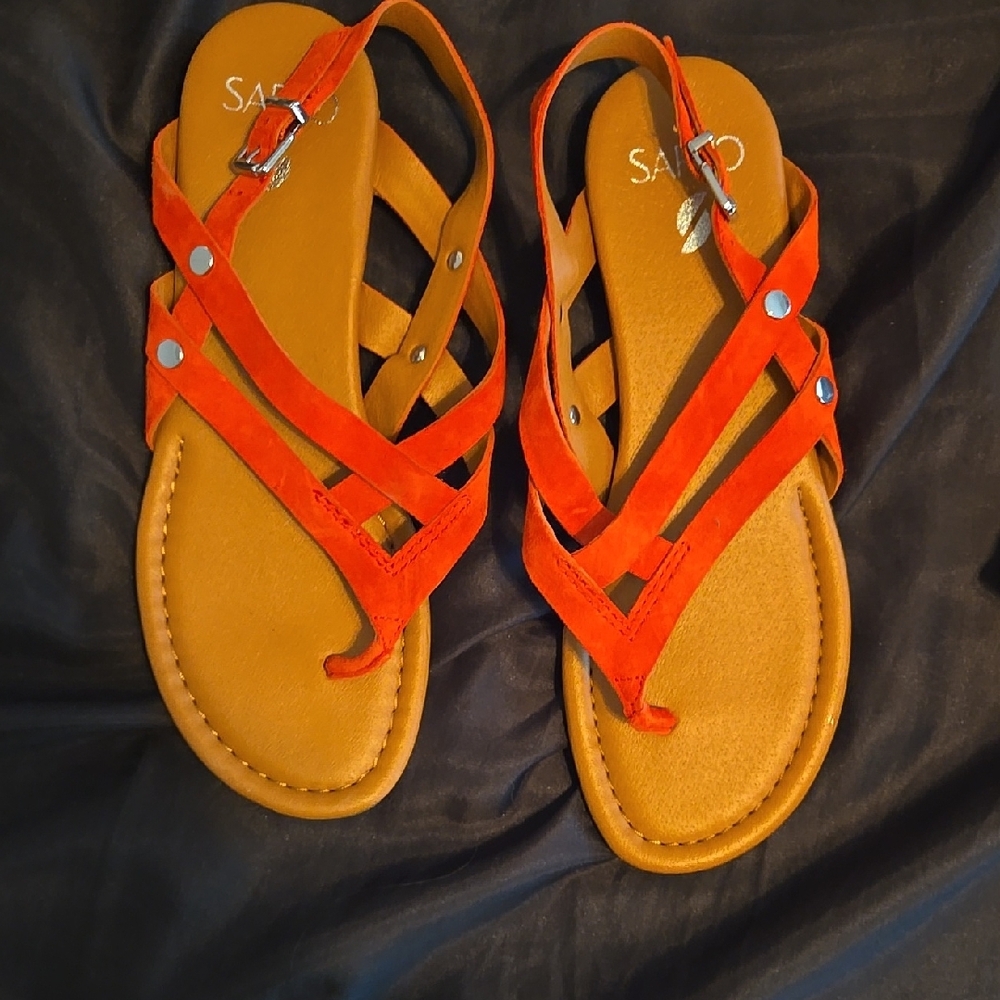 Women's Orange Sandals